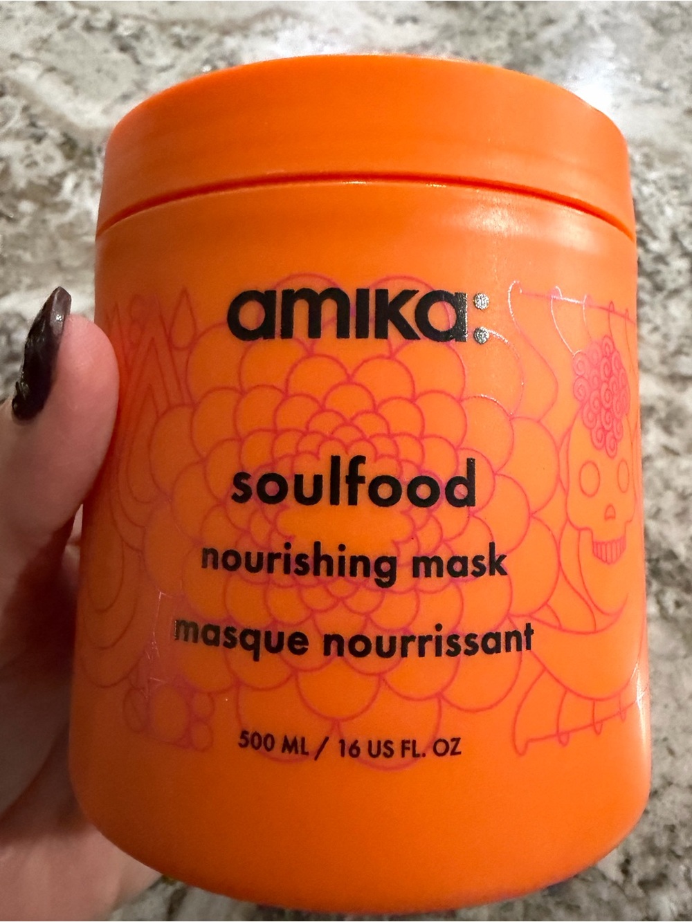 Amika Soulfood Nourishing Mask Hair Mask Orange 500 mL NWT